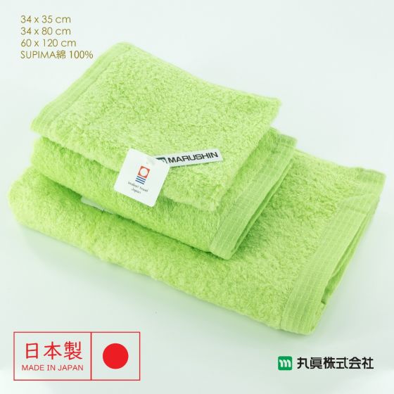 日本今治無撚系SUPIMA棉毛巾 (綠色) 00700SUIMA-GREEN