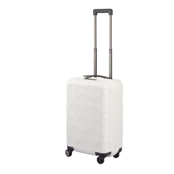 ace. Proteca Kohry ®静音鎖輪 行李箱22吋/55厘米 拉鍊型  白色