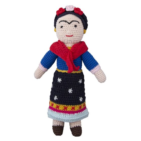 HOMELESS - Global Affairs -Frida Kahlo 手鉤編織玩偶 H30cm