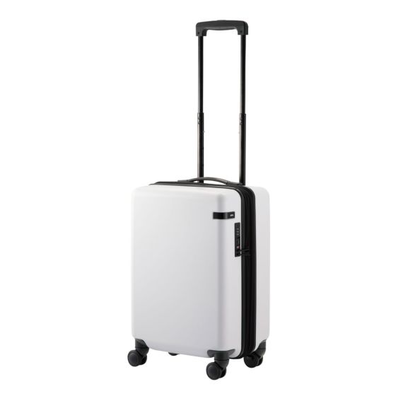 ace. Tokyo Cornerstone 2-Z 行李箱 可擴展 21 吋/55厘米 拉鍊型, 34/40升 (Beige/白色/Gunmetallic)