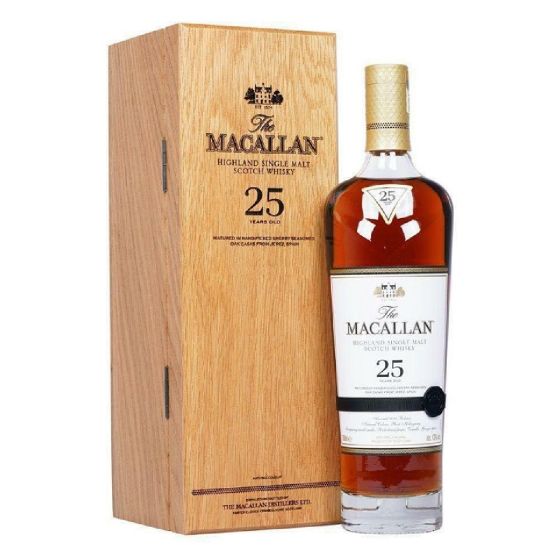 The Macallan 經典雪莉桶 25 年單一麥芽威士忌 (2022 年版) 10012299