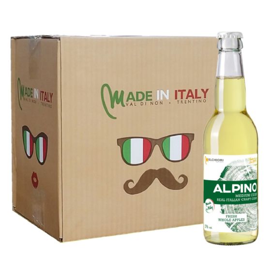 (原箱) Melchiori Alpino Medium Apple Cider 330ml x 12 支 10218736X12