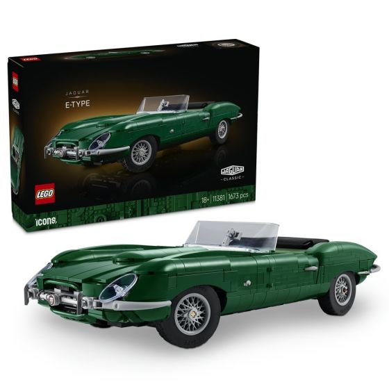 LEGO® Icons 11381 Jaguar E-Type (Creative,Racing Model,Bricks,Gift)
