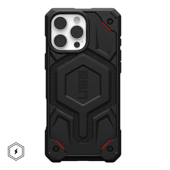 UAG - Monarch Pro Kevlar® iPhone 16 Pro Max 保護殼 (Kevlar Black/Element Green/Silver) 1144571139-MO