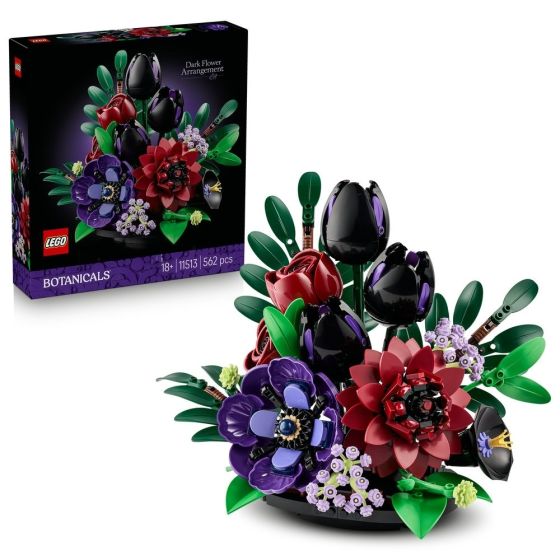 LEGO® Botanicals 11513 Dark Flower Arrangement (Flower,Home Decoration,Bricks,Gift)
