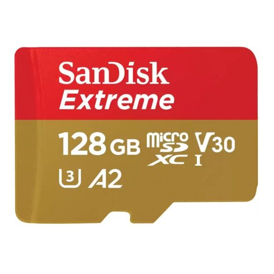 SanDisk - Extreme MicroSD 128GB UHS-I 190MB/R 90MB/W 記憶卡 (SDSQXAA-128G-GN6GN) 159-18-00158-1