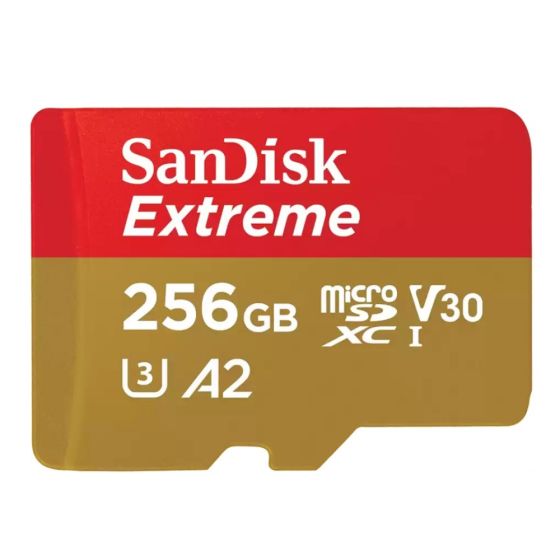 SanDisk - Extreme MicroSD 256GB UHS-I 190MB/R 130MB/W 記憶卡 (SDSQXAV-256G-GN6GN ) 159-18-00159-1