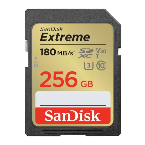 SanDisk - Extreme SDXC 256GB UHS-I 180MB/R 130MB/W 記憶卡 (SDSDXVV-256G-GNCIN ) 159-18-00169-1