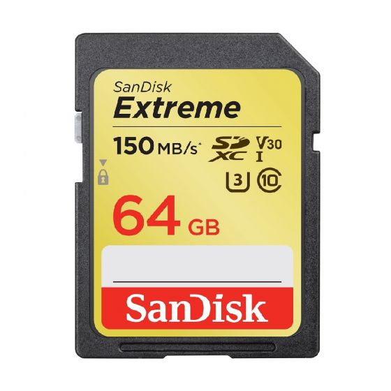 159-18-DXV664-C SanDisk Extreme UHS-I 150MB/s 記憶卡 (SDSDXV6-GNCIN)