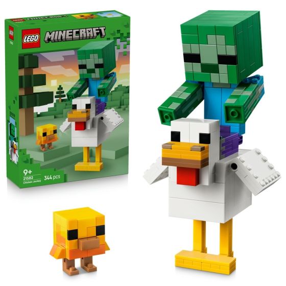 LEGO® Minecraft 21582 Chicken Jockey (DIY,Gaming,Bricks,Gift)