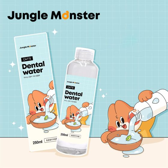 Jungle Monster - 韓國寵物口腔清潔貓咪專用潔牙水 漱口水 250毫升 2200203