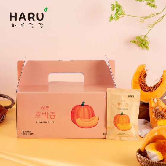 HARU Health - 100% NFC 純南瓜汁禮盒裝 100ml x 30包裝 2500020