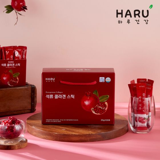 HARU Health - 韓國超低分子膠原蛋白紅石榴啫喱棒 便利禮盒裝 20g x 30包裝 2500024