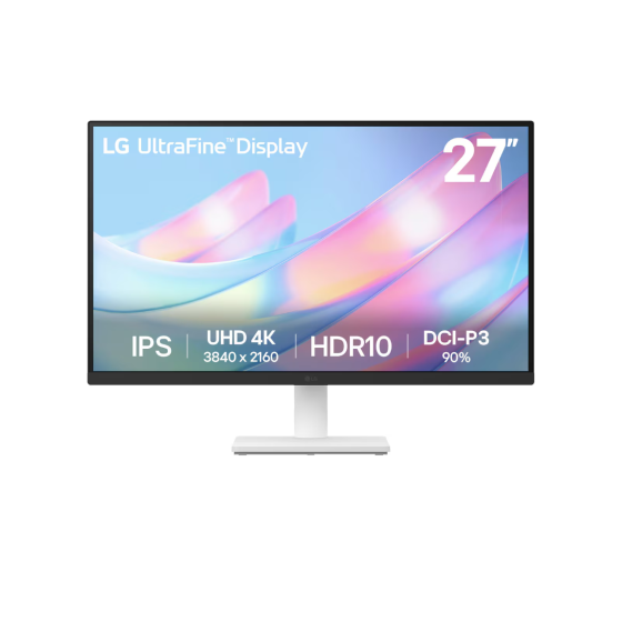 LG 27 吋 UltraFine™ 4K 超高清 IPS 顯示器 (27US500-W) [預計送貨時間: 7-10工作天]