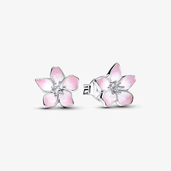 Pandora 潘多拉櫻花針式耳環 (294370C01)