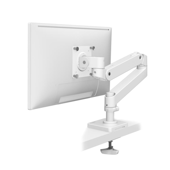 Ergotron LX PRO Arm 桌上型顯示器支架, Single Display Desk Mount 單一顯示器桌面支架 (白色) (45-682-290) [預計送貨時間: 7-14工作天]