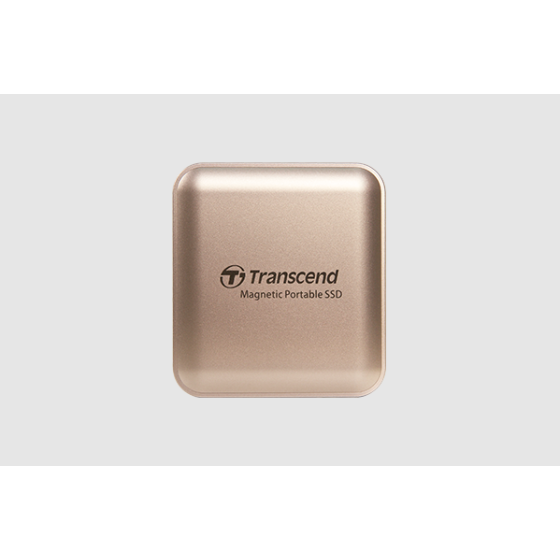 Transcend ESD420 行動固態硬碟 1TB, Magsafe, Type C, Up to 2000MB/s - 香檳金 (TS1TESD420G) (預計送貨時間: 10-14 工作天)