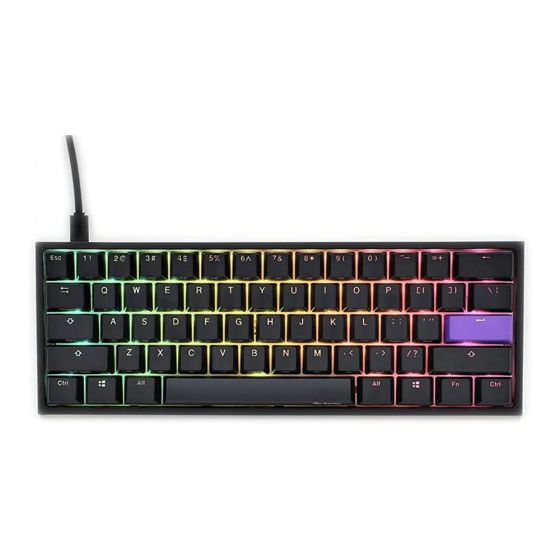 Ducky - One 2 Mini V2 RGB 機械式英文鍵盤 (紅軸 / 茶軸 / 銀軸 / 青軸 / 靜音紅軸) 2FPD-12601-all
