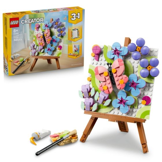 LEGO® Creator 31390 Floral Art Decor Painting (Creative Games,Toys,Bricks,Gift)