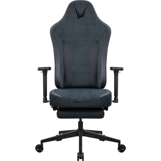 Formula v Line gaming chair Ryvo Plus | Pawtex - 灰色 /黑色 (防貓爪材質) (FOR-GC-RYVO-PLUS-PAWTEX-GREY/BLK) [免費送貨無安裝/預計送貨時間 10-14 工作日]