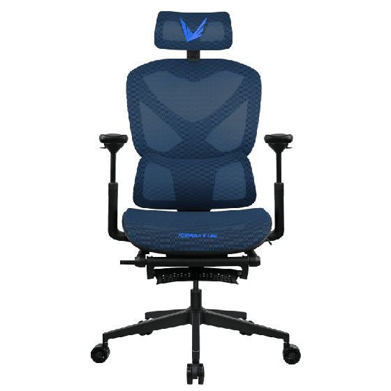 Formula v Line gaming chair Ergolux 5 Plus | 網狀藍色 (FOR-GC-ERGOLUX5-PLUS-MESH-BLUE) [免費送貨無安裝/預計送貨時間 10-14 工作日]