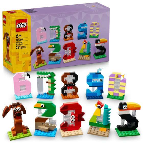 LEGO® Iconic 40807 Birthday Numbers (Creative Games,Toys,Bricks,Gift)