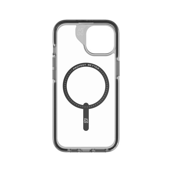 ZAGG Santa Cruz Snap Case (MagSafe) iPhone 15 透明黑邊 4176791
