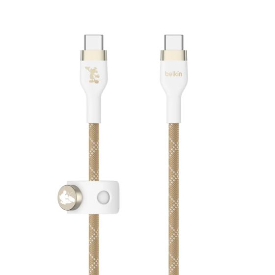 Belkin BoostCharge Pro Flex USB-C 至 USB-C 連接線 Star Mickey