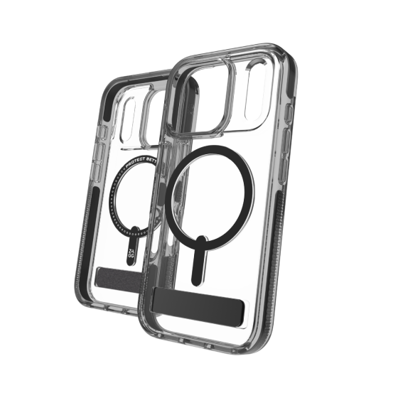 ZAGG Santa Cruz with KickStand (石墨烯) iPhone 17 Pro 手機殼 黑 4192641