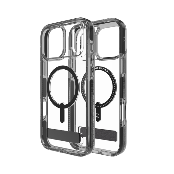 ZAGG Santa Cruz with KickStand (石墨烯) iPhone 17 Pro Max 手機殼 黑