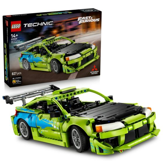 LEGO® Technic 42229 Fast and Furious Mitsubishi Eclipse Car (Racing Car,Home Decoration,Bricks,Gift)