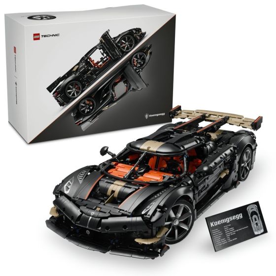 LEGO® Technic 42232 Koenigsegg Sadair's Spear Megacar (Car Model,Home Decoration,Bricks,Gift)