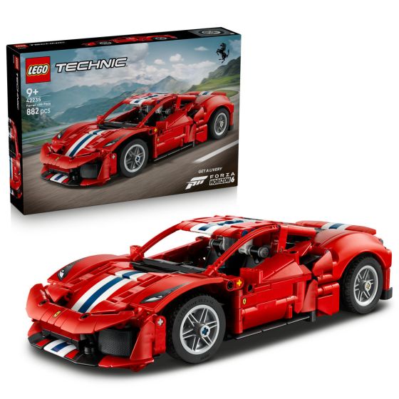 LEGO® Technic 42235 Ferrari 488 PISTA Car (Home Decoration,Racing Model,Bricks,Gift)