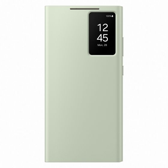 Samsung Galaxy S24 Ultra 卡夾式感應保護殼 (淺綠色) 4225661