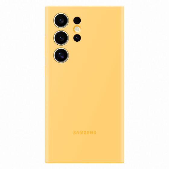 Samsung Galaxy S24 Ultra 矽膠薄型保護殼 (黃色) 4225751