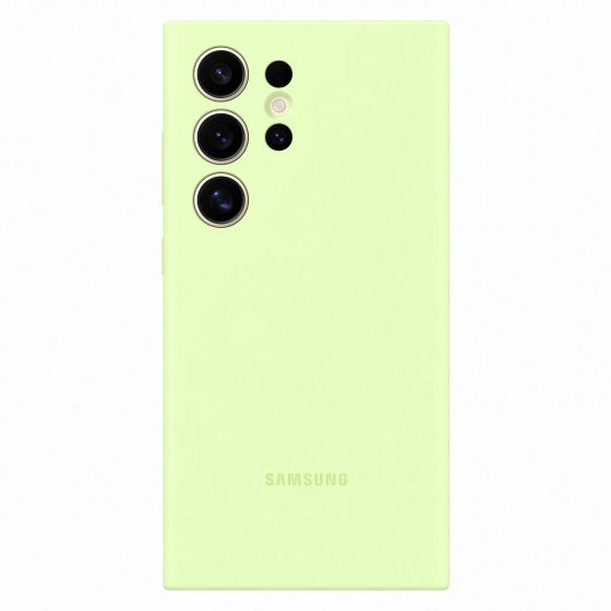 Samsung Galaxy S24 Ultra 矽膠薄型保護殼 (淺綠色) 4225761
