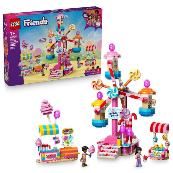 LEGO® Friends 42700 Candy & Cupcake Ferris Wheel (Creative,Play House,Bricks,Gift)