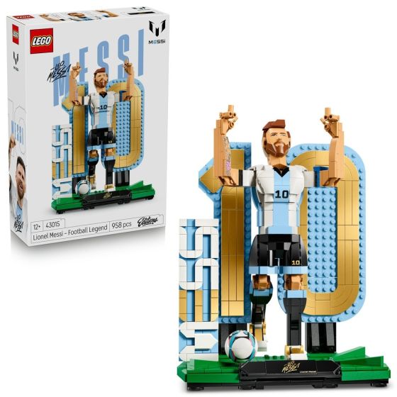 LEGO® Editions Sports 43015 Lionel Messi－足壇傳奇 (美斯,居家擺設,禮物,玩具)