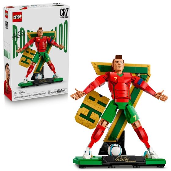 (Pre-order) LEGO® Editions Sports 43016 Cristiano Ronaldo – Soccer Legend (Model,Decoration,Bricks,Gift)(The earliest estimated delivery date is May 1, 2026)