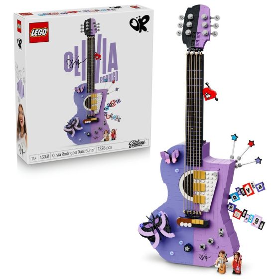 LEGO® Editions 43031 Olivia Rodrigo's Dual Guitar (Creative,Home Decoration,Bricks,Gift)