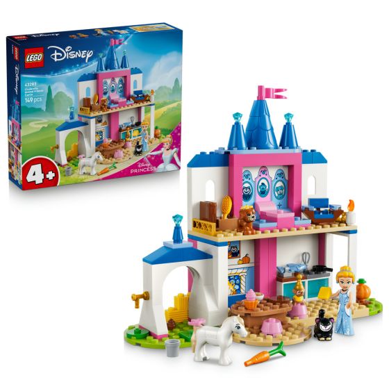 LEGO® Disney Princess 43283 Cinderella Animal Friends Castle (Creative,Kids Toy,Bricks,Gift)