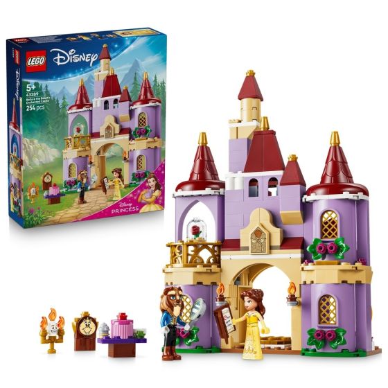 LEGO® Disney Princess 43289 Belle & the Beast's Enchanted Castle (Creative,Beauty and The Beast,Bricks,Gift)