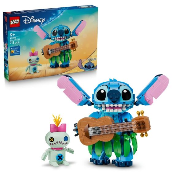LEGO® Disney 43296 Stitch & Scrump (Creative,Toys,Bricks,Gift)
