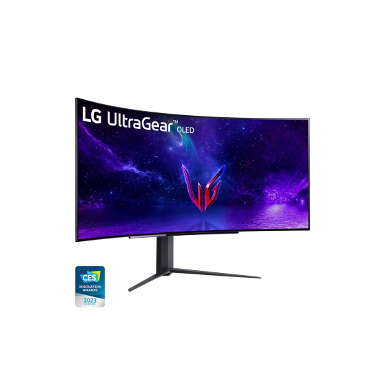LG 45 吋 UltraGear™ 21:9 WQHD OLED 弧形遊戲顯示器，支援 240Hz (45GR95QE) [預計送貨時間: 7-10工作天]