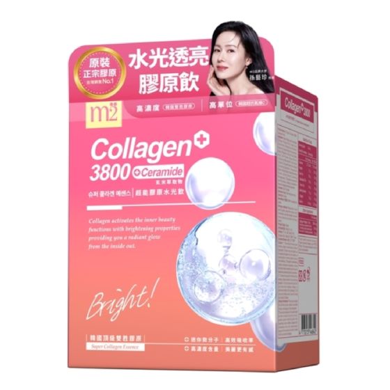 m2美度 - Collagen+3800超能膠原水光飲 8包 CR-4713213146842