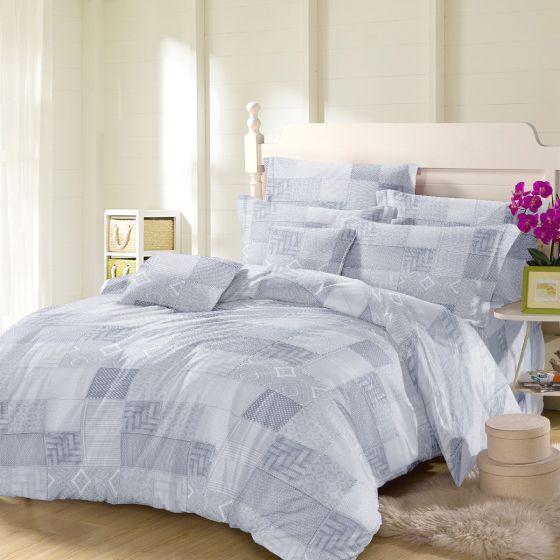 Uji Bedding - 1200針全棉印花床品套裝 - 6223 (多款尺寸) 62S-6223-MO
