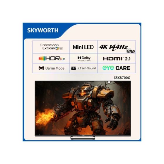 創維 65" 65X8700G MiniLED 144Hz Google TV 智能電視 65X8700 65X8700G