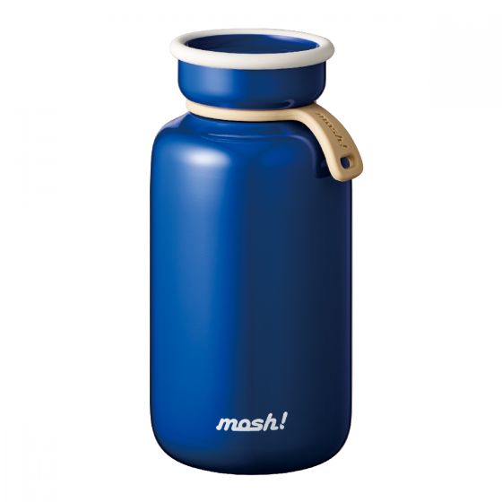 mosh! 拿鐵不鏽鋼保溫瓶（藍色）450ML 69DMLB450BL