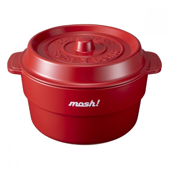mosh! 拿鐵燉鍋款午餐盒（紅色）530ML 69TMLL530RD