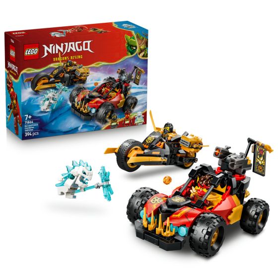 LEGO® Ninjago 71864 Kai and Cole's Combiner Vehicles (Ninga Games,Toys,Bricks,Gift)